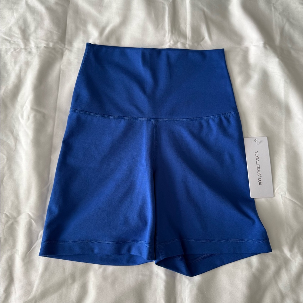 Royal Blue Lux Everyday 5” Biker Shorts
